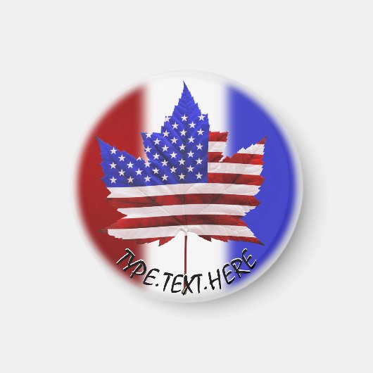 Canada États-Unis Aimants frigo souvenir (Devant)