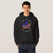 Canada États-Unis Sweat - shirt à capuche de souve (Devant entier)