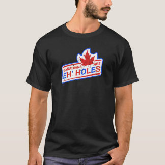 Canada EU Canadezen zijn EH Holes Grappige Hockey T-shirt