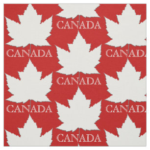 Canada Fabric Canada Flag Fabric Gepersonaliseerd  Stof