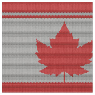 Canada Fabric Gepersonaliseerd Knit Print Canada F Stof