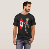 Canada Fan Frog T-shirt (Voorkant volledig)