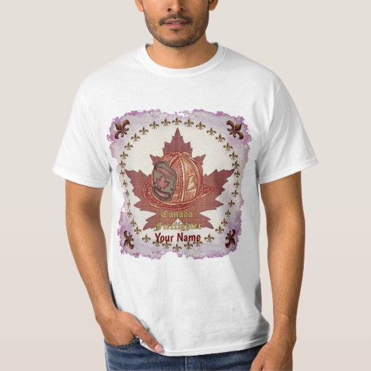 Canada Firefighter T-shirt (Voorkant)