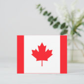 Canada Flag Briefkaart - Canadian Souvenir Mailer (Staand voorkant)