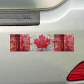CANADA FLAG BUMPERSTICKER (Op auto)