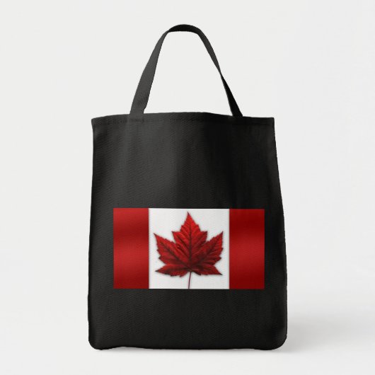 Canada Flag Canvas tas Environmental Canada Canvas (Voorkant)