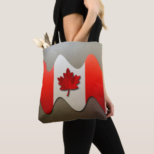 Canada Flag-Chrome door Shirley Taylor Draagtas