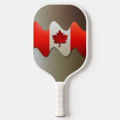 Canada Flag-Chrome door Shirley Taylor Pickleball Paddle (Voorkant)