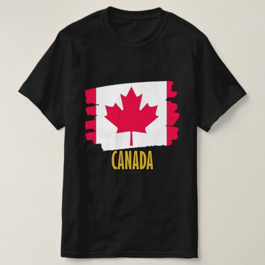 Canada Flag – Classic Maple Leaf Design T-shirt (Design voorkant)