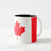 Canada Flag Custom Mug - Flag of canada (Devant droit)