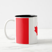 Canada Flag Custom Mug - Flag of canada (Gauche)