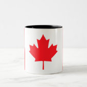 Canada Flag Custom Mug - Flag of canada (Centre)