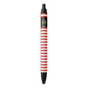 Canada Flag Cute Patriotic Zwarte Inkt Pen