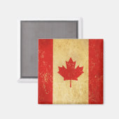 Canada Flag  Design Magnet Magneet (Voorkant / Achterkant)