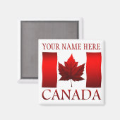 Canada Flag Fridge Magnet Canada Maple Leaf Magnet Magneet (Voorkant / Achterkant)