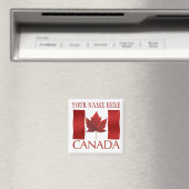 Canada Flag Fridge Magnet Canada Maple Leaf Magnet Magneet (Insitu (Vaatwasser))