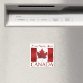 Canada Flag Fridge Magnet Canada Maple Leaf Magnet Magneet (Insitu (Vaatwasser))