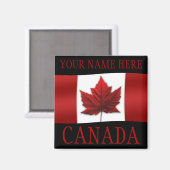 Canada Flag Fridge Magnet Canada Maple Leaf Magnet Magneet (Voorkant / Achterkant)