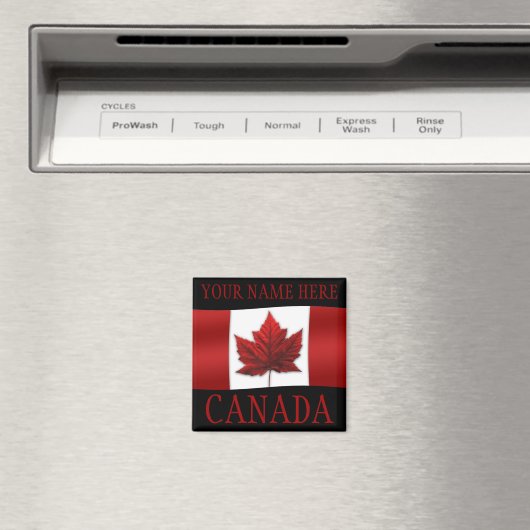Canada Flag Fridge Magnet Canada Maple Leaf Magnet Magneet (Insitu (Vaatwasser))