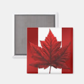 Canada Flag Fridge Magnet Canada Souvenir Magnet Magneet (Voorkant / Achterkant)