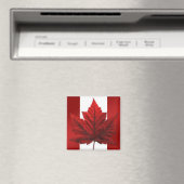 Canada Flag Fridge Magnet Canada Souvenir Magnet Magneet (Insitu (Vaatwasser))