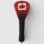 Canada Flag Golf Custom Canada Driver Hoesje Golfheadcover (Voorkant)