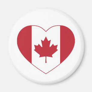 Canada Flag Heart Fridge Magnet Magneet