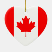 Canada Flag Heart Ornament (Achterkant)