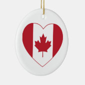 Canada Flag Heart Ornament (Rechts)