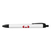 Canada Flag Heart Pen (Bovenkant)