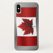 Canada Flag iPhone Case Custom Canada Hoesjes (Achterkant)