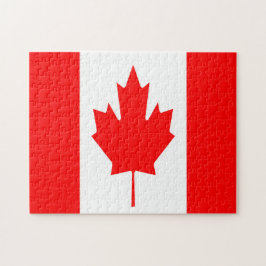 Canada Flag Jigzaag Puzzle Legpuzzel