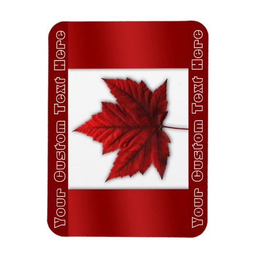 Canada Flag Magnet Canada Personalized Magnet Magneet (Verticaal)