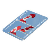 Canada Flag Magnet Canada Personalized Magnet Magneet (Linkerzijde)