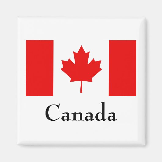 Canada Flag Magnet Magneet (Voorkant)