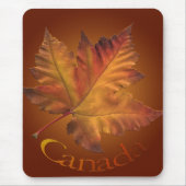 Canada Flag Mousepad Canada Maple Leaf Mousepad Muismat (Voorkant)