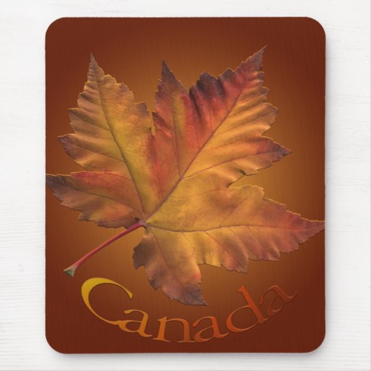 Canada Flag Mousepad Canada Maple Leaf Mousepad Muismat (Voorkant)