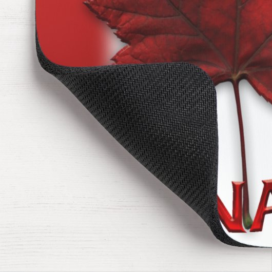 Canada Flag Mousepad Canada Maple Leaf Mousepad Muismat (Hoek)