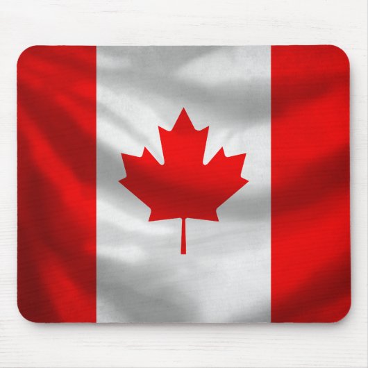 Canada Flag Mousepad Muismat (Voorkant)