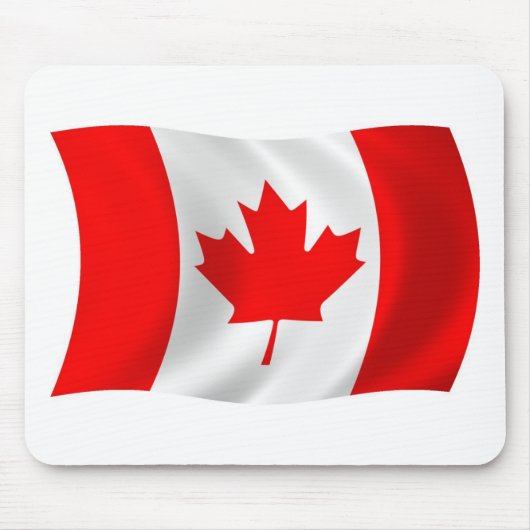Canada Flag Mousepad Muismat (Voorkant)