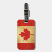 Canada Flag ontwerp Bagagelabel (Voorkant verticaal)