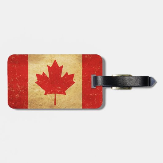 Canada Flag ontwerp Bagagelabel (Achterkant horizontaal)