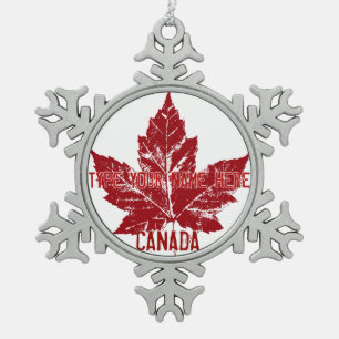 Canada Flag Ornament Gepersonaliseerd Canada Souve