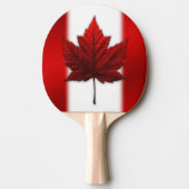 Canada Flag ping Pong Paddles Personalized Tafeltennisbatje (Voorkant)