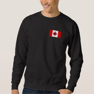 Canada Flag Pocket Pride Vakantie reizen Canadees Trui