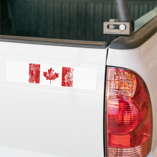 Canada Flag Pride Bumpersticker (Op Truck)