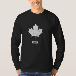 Canada Flag Shirt Canadian Maple Leaf  Funn