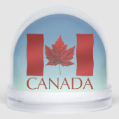 Canada Flag Snow Globe Custom Canada Snowglobe (Avant)