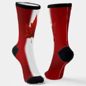 Canada Flag Socks Canada Souvenir Socks Customize Sokken (Gebogen)
