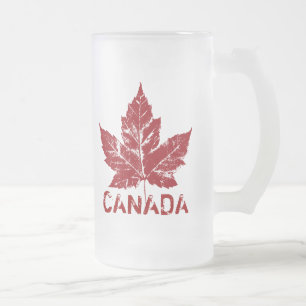Canada Flag Souvenir Beer Glass Canada Mok